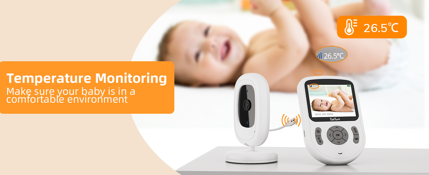 Дитячий відеоняня TakTark з камерою, 2.8