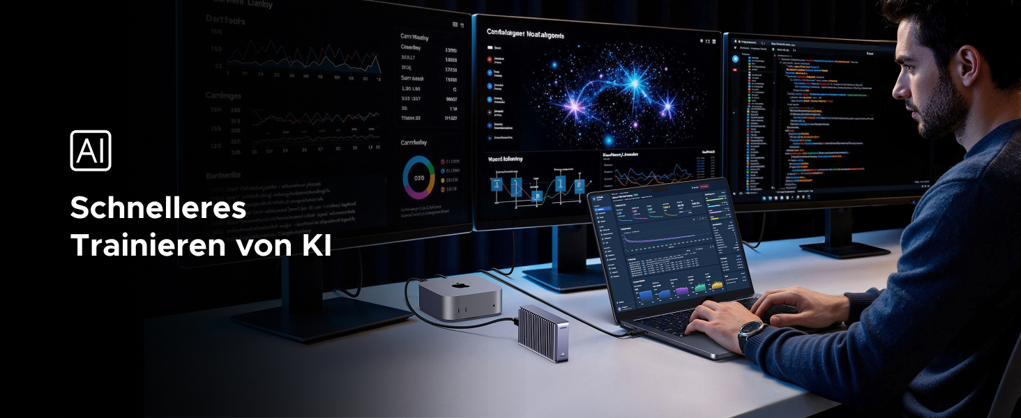 Зовнішній корпус для M.2 NVMe SSD UGREEN 80Gbps, сумісний з Thunderbolt 5/4 та USB4