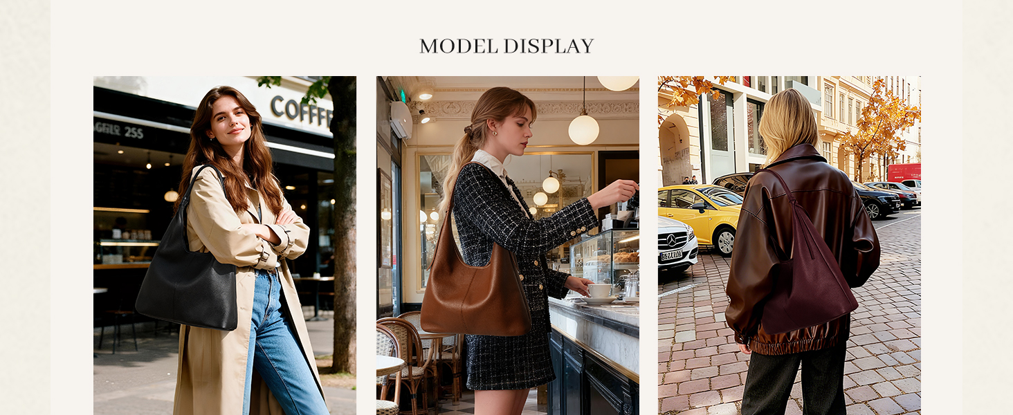 Сумка жіноча шкіряна befen Grande Shopper, чорна елегантна сумка-тоут через плече для роботи та навчання