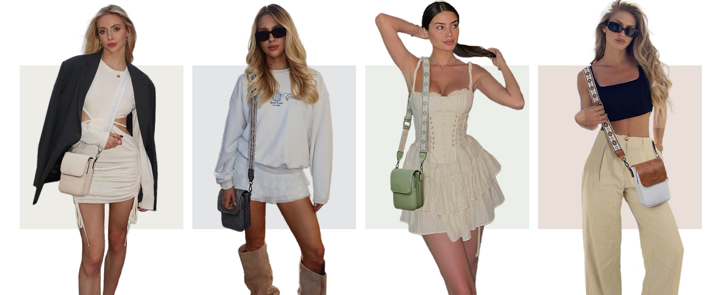 Сумка-органайзер на шию MUIIKOLA з RFID-захистом для смартфонів, веганська шкіра, сіро-бежевий колір