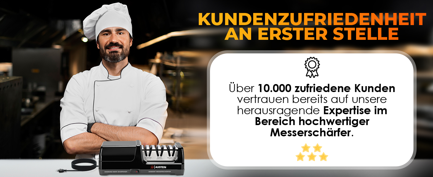 Електричний точило для ножів Diamant TG2202 - 3 фази, 15 градусів, з магнітним збирачем стружки