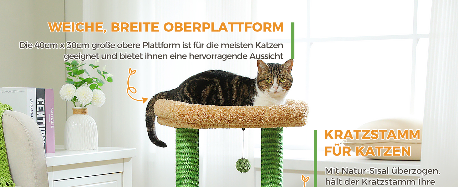 PAWZ Road Дерев'яний комплекс для котів з когтеточкою, багатоярусний, зелений