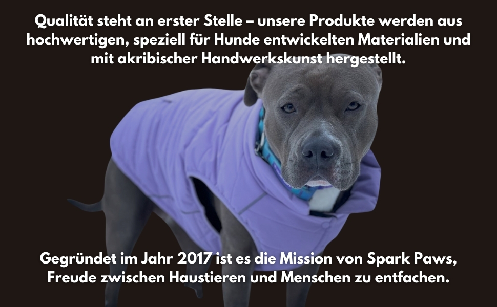 Зимова куртка для собак Spark Paws Warmshield™, теплий фліс, водостійка, вітрозахисна, з відбивачами, для середніх і великих собак, лілова, розмір M (S: 2-5 кг)