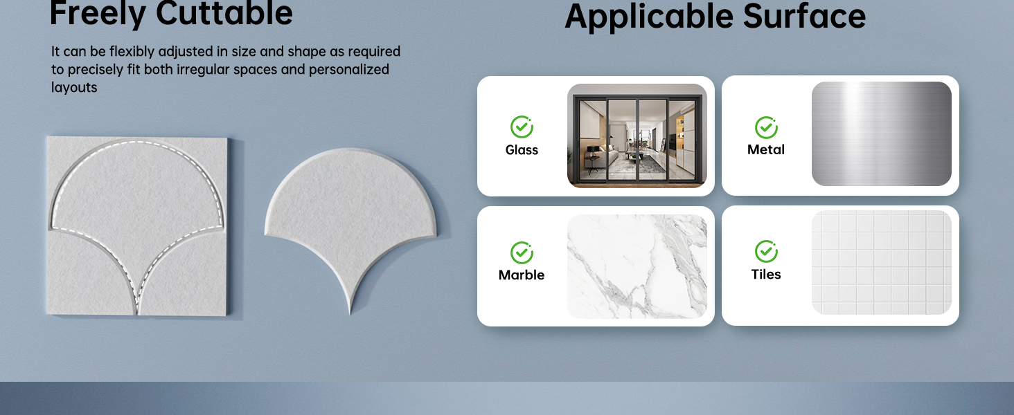 Акустичні панелі Soundsbay для звукоізоляції та декору стін, самоклеючі звукопоглинаючі плити з поліестеру, 30x30x0.9 см, світло-бежевий, 12 шт.