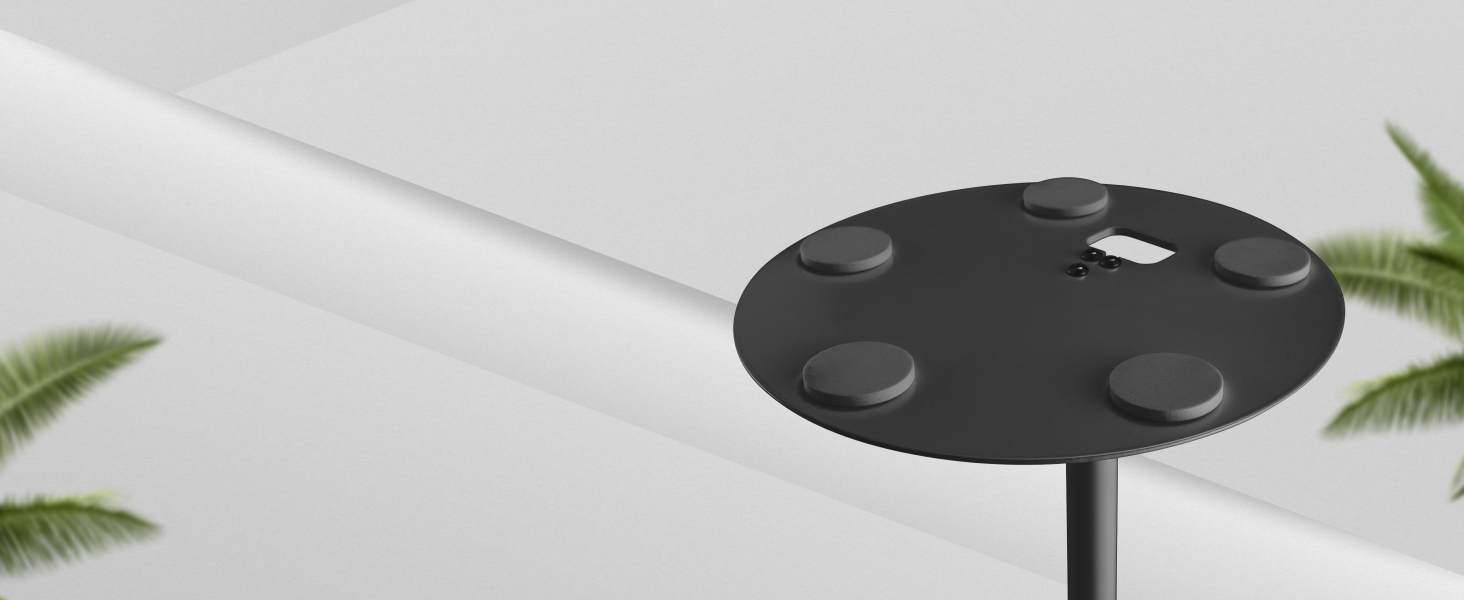 Підставка для колонок RICOO LH054-F (1 шт.) з кабельною організацією для Sonos One, One SL, Play:1. Стабільна підставка, бокс-фут, для колонок Sonos