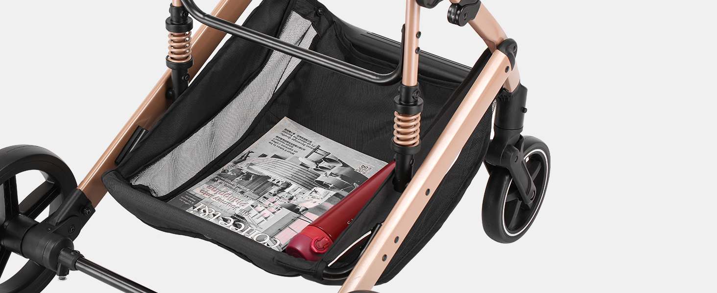 Візок для собак EchoSmile до 20 кг, 4-в-1, чорний. Складаний, з колесами, сітковими віконцями. Підходить для собак та котів середніх розмірів