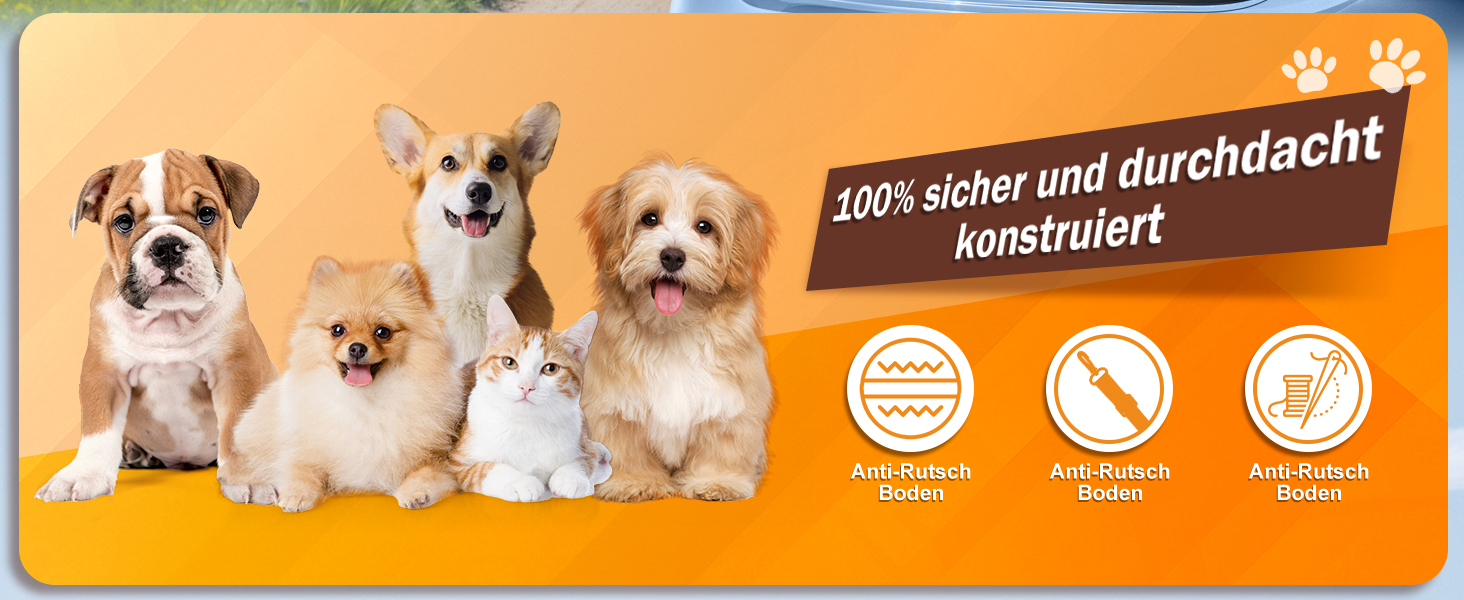 Автокрісло для собак: безпечне та комфортне з кишеньками та плюшевим подушкою (чорний)