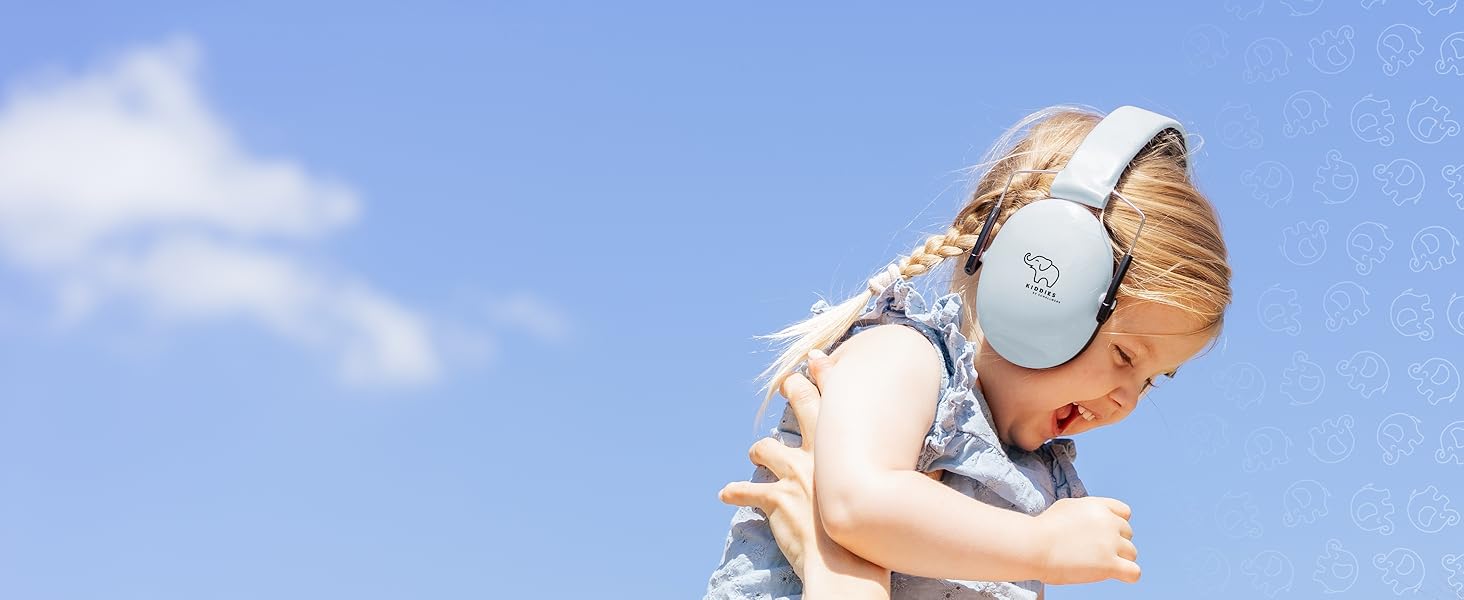Schallwerk® Kapselgehörschutz Kiddies: навушники шумозахисту для дітей, преміум-якість, блакитний | захист від шуму для повсякденного використання та заходів