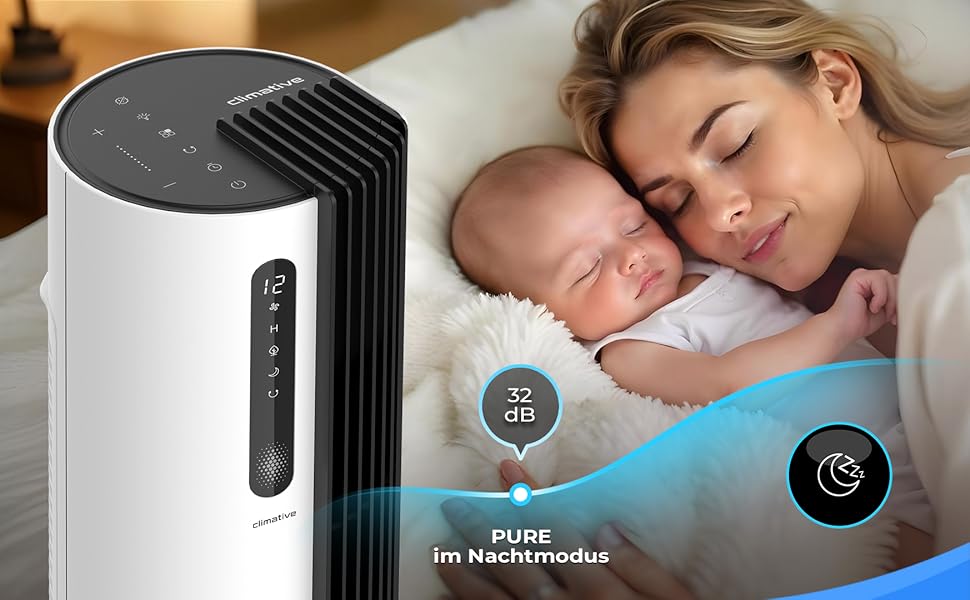 Турбовентилятор 110 см: тихий вентилятор з пультом, іонізація, 12 швидкостей, таймер 12 год, білий колір