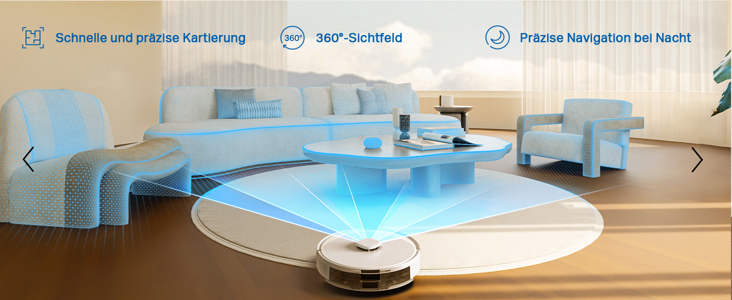 Робот-пилосос Tapo RV30 Max Plus з функцією миття та автоматичною станцією самостійного очищення, 5300Pa, LiDAR+IMU, голосове керування Alexa & Google Assistant, білий