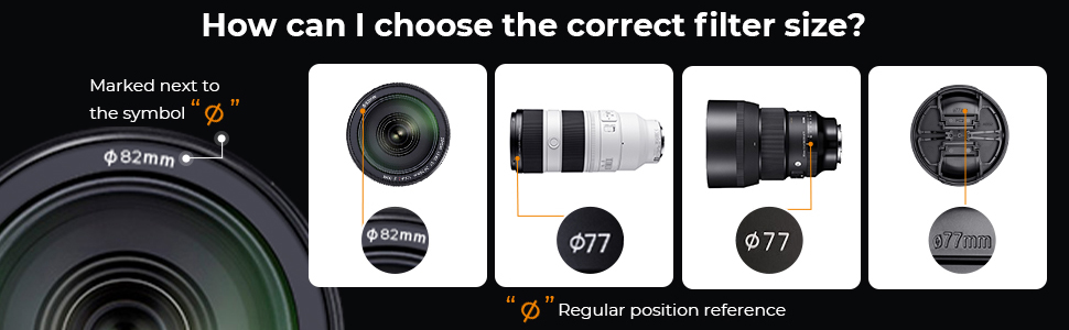 Фільтр ND K&F Concept Nano-D Serie 82mm, змінний (ND8-2000), 3-11 ступенів затемнення