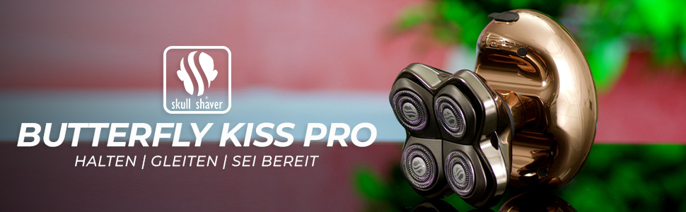 Триммер для тіла та голови Skull Shaver Butterfly Kiss Pro Lila – жіночий електричний триммер, найкращий подарунок для жінок