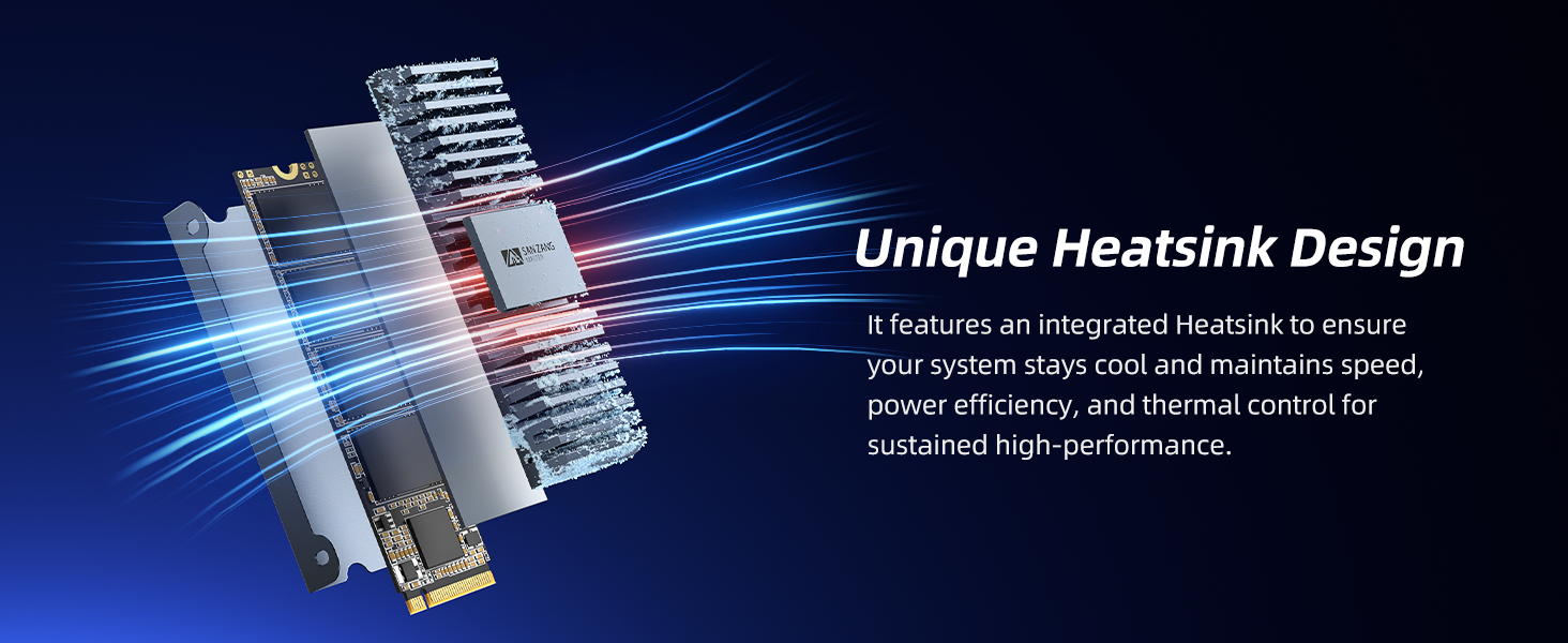 SSD M.2 NVMe SAN ZANG MASTER 2TB (SS5) - Швидкий SSD для ігор та графіки (до 7000 МБ/с)