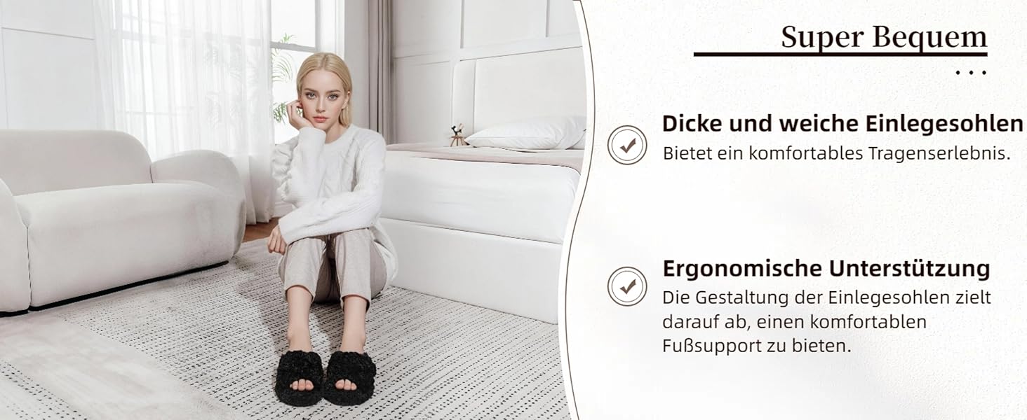 Жіночі плюшеві домашні тапочки SMajong, зимові, теплі, м'які, з антиковзким покриттям, сірі, 38/39 EU