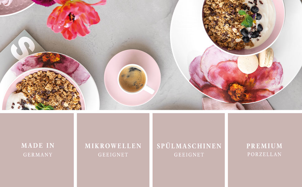 Villeroy & Boch Rose Garden: келих для шампанського, набір 4 шт., 120 мл, кришталеве скло, прозорий