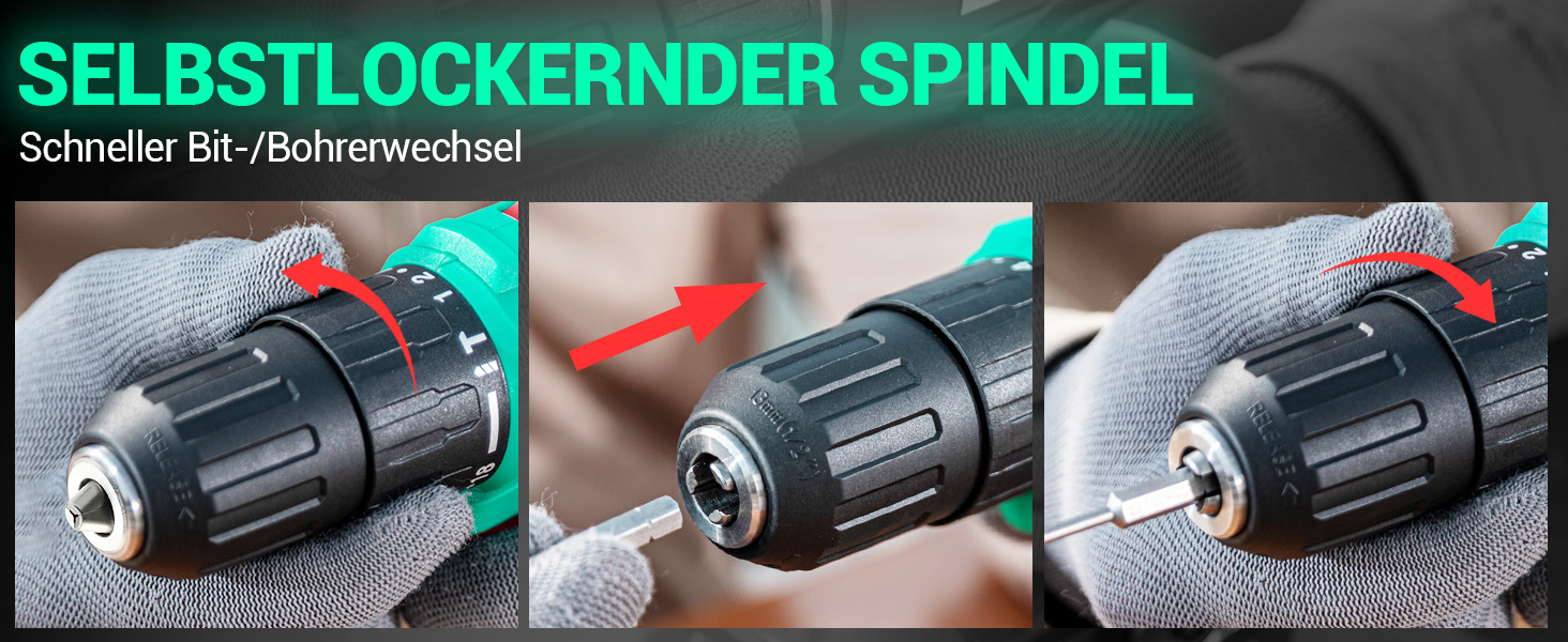 Акумуляторний ударний дриль-шуруповерт DCA 20V, 40 Нм, 13 мм, 22500 уд./хв, 18+1+1, комплект з 14 біт для бетону, металу, дерева