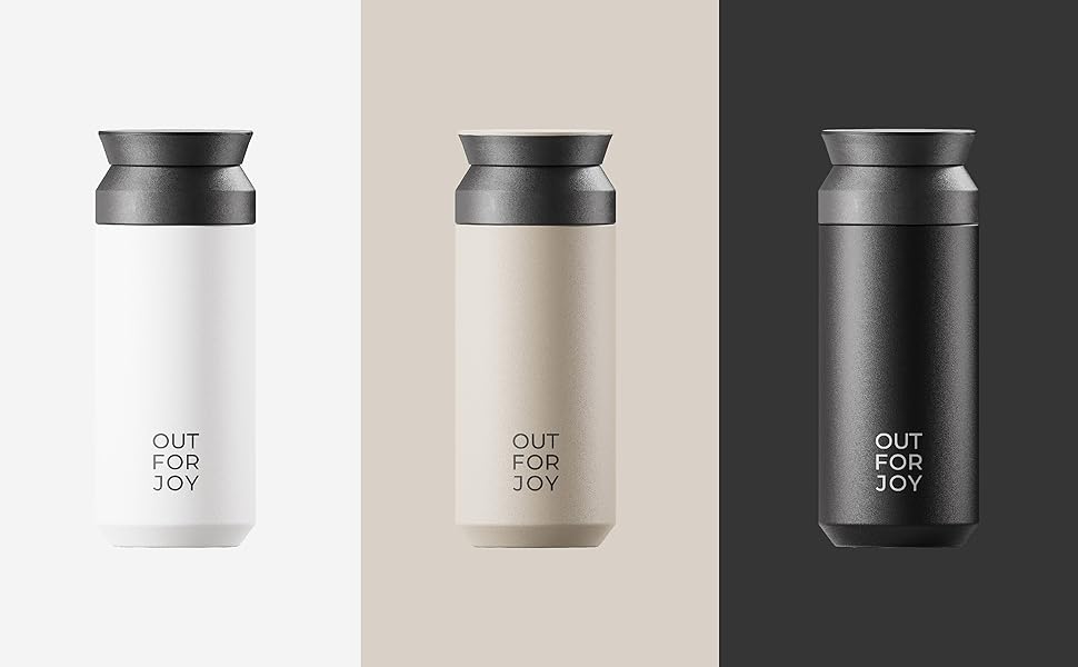 Термокружка з нержавіючої сталі 350 мл | Термокружка для кави та чаю з собою | З подвійними стінками, ізольована, не протікає | Travel Tumbler | Зберігає тепло 4 години / холод 8 годин (Бежевий, Ivory)