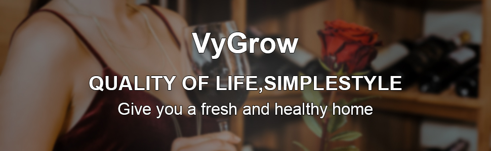Дерев'яна винна етажерка VyGrow на 3 рівні з металу для 6 пляшок і 4 келихів, легка збірка, 16x41x40,2 см