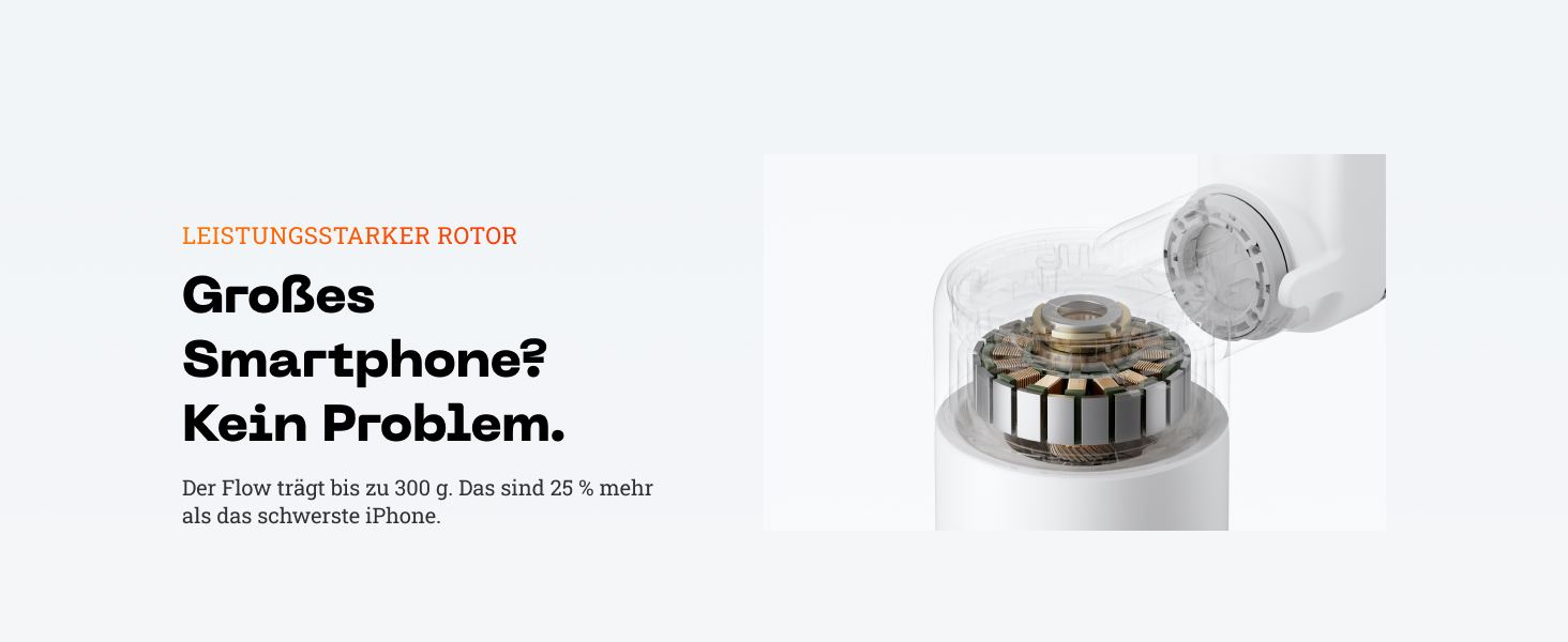 Insta360 Flow - Gimbal для смартфона з автотрекінгом, 3-осьова стабілізація, вбудований селфі-стік та штатив, білий