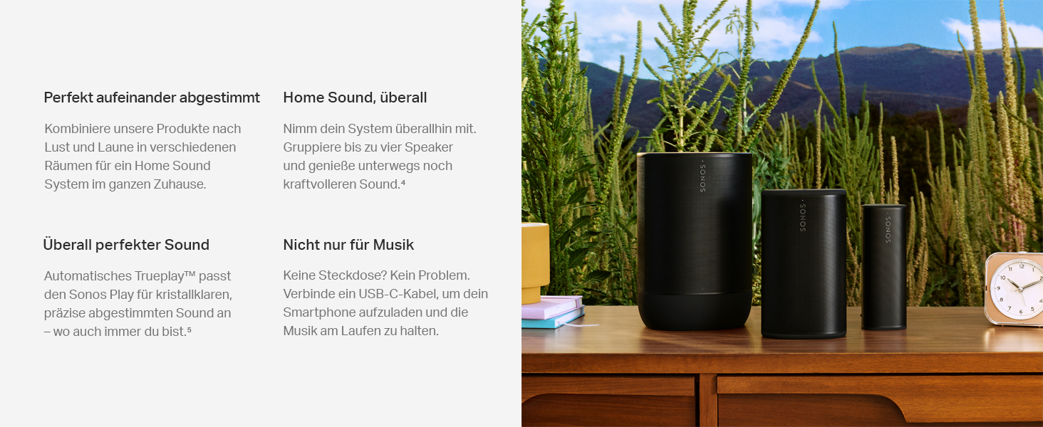 Sonos Play: Портативна бездротова колонка з потужним звуком (Чорна)