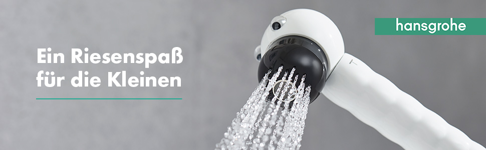 Дитячий душ hansgrohe Jocolino, 2 режими, Зебра, ручна лійка, подарунок на хрестини