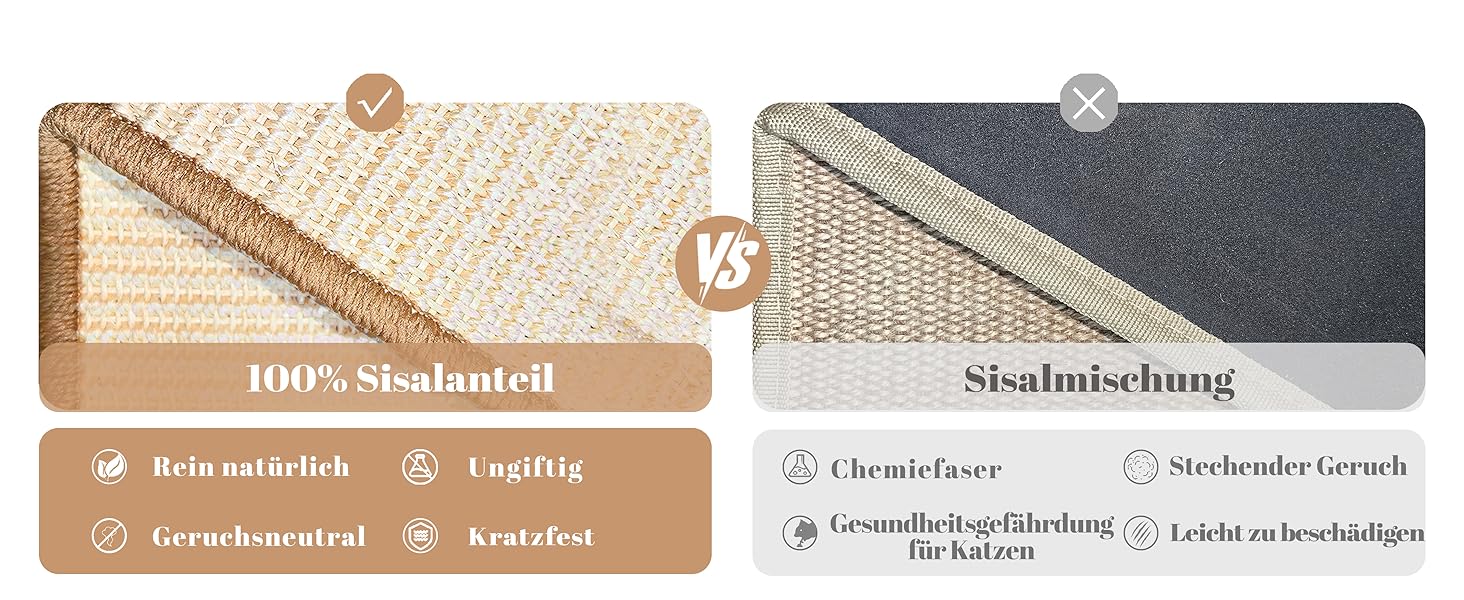 Кігтеточка CheerPals 2-в-1 для котів з натурального сизалю та м'яти, 43x33x3 см