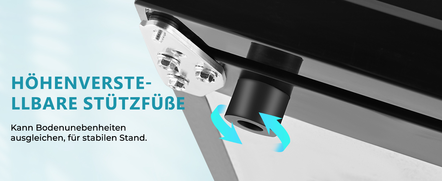 Міні-холодильник EUHOMY для напоїв на 55 банок, чорний, 36L, з дверцятами з прозорого скла, LED-підсвітка, тихий (43dB), для офісу, кімнати, бару