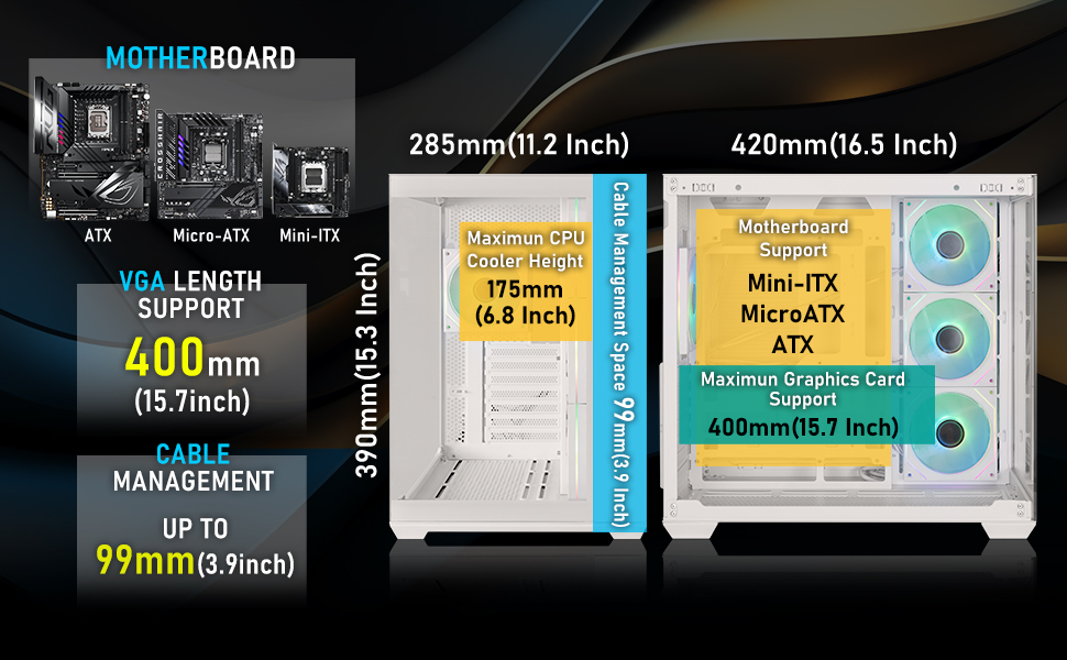 Корпус ПК BitFenix CETO Premium Edition Mid Tower White з підсвічуванням 4ARGB