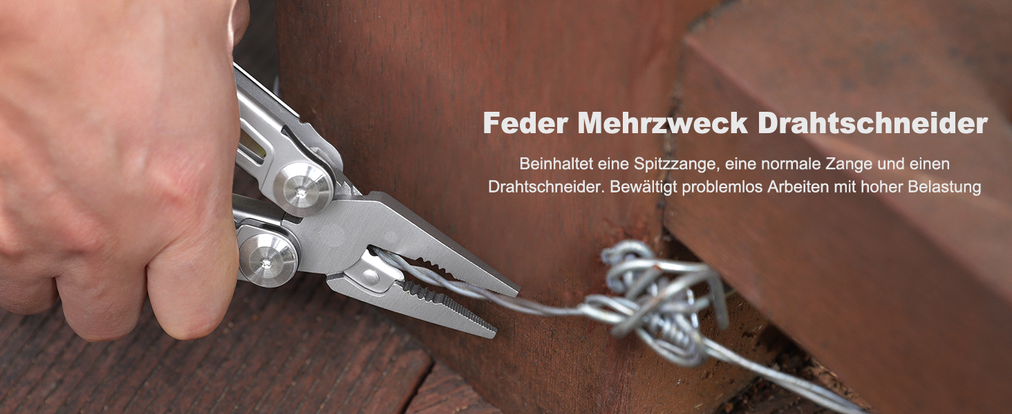 Мультитул 14 в 1 з нержавіючої сталі з кейсом: плоскогубці, ніж, пилка, викрутки для чоловіків. Ідеальний для кемпінгу, ремонту та подорожей