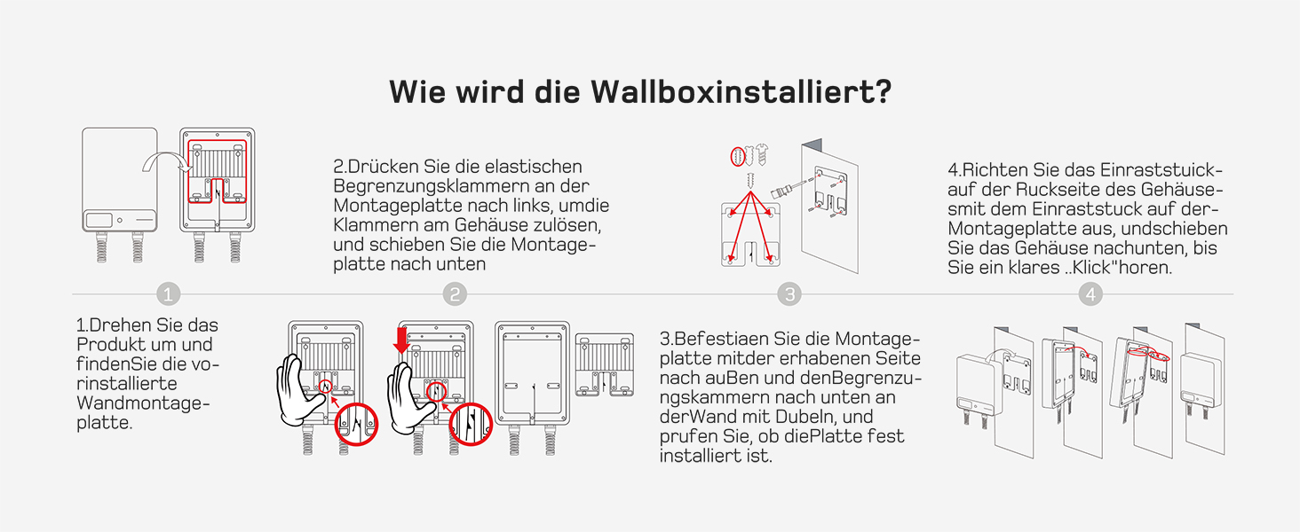 Зарядний пристрій для електромобіля Wallbox 11 кВт з Wi-Fi та кабелем Type 2 7.5м, 3 фази (6-16A, 400V), для BEV/PHEV, захист RCD Type A 30mA/DC 6mA, IP54, чорний