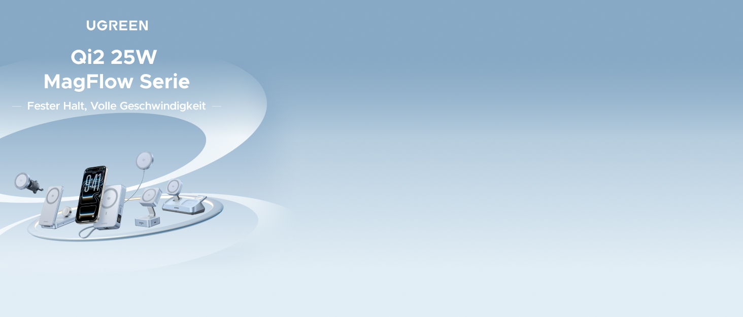 Power Bank UGREEN MagFlow 10000mAh 25W з MagSafe, PD30W USB-C, інтегрований кабель, LED-дисплей, для iPhone 17 Pro/Max