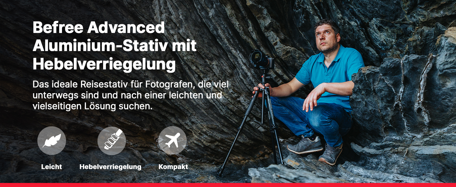 Штатив Manfrotto Befree Advanced MKBFRLA4BK-BH з поворотним кріпленням