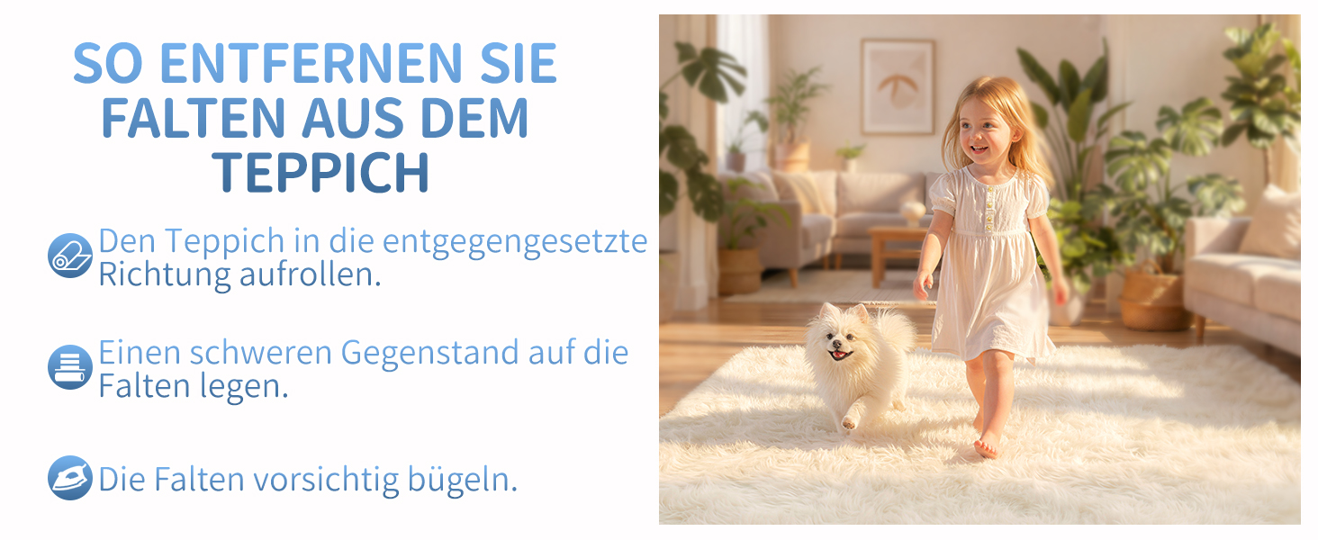 Килим круглий 100 см, миючий, антиковзний, з високим ворсом, для дитячої кімнати, м'який, пухнастий, кремовий колір