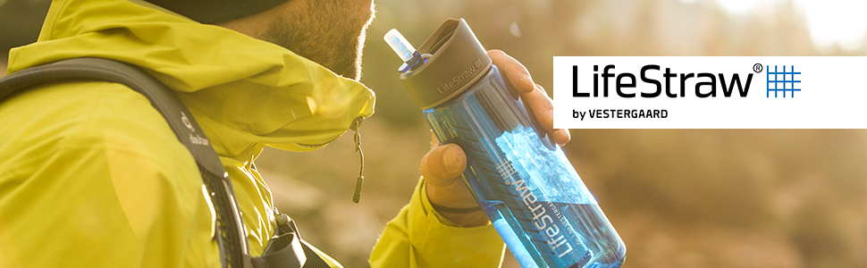 Пляшка-фільтр LifeStraw Go 2 етапи, синя, 650 мл, багаторазова