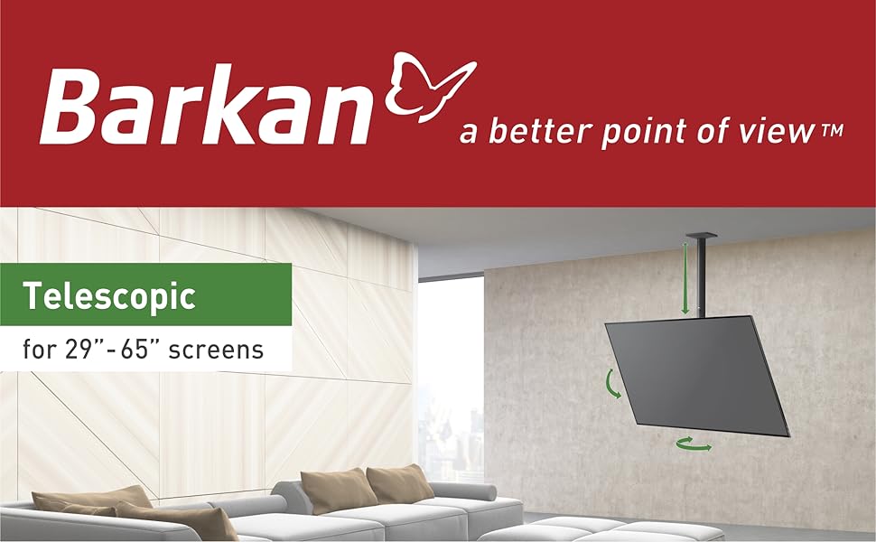 Кронштейн для телевізора Barkan Lange Weiß 13-75