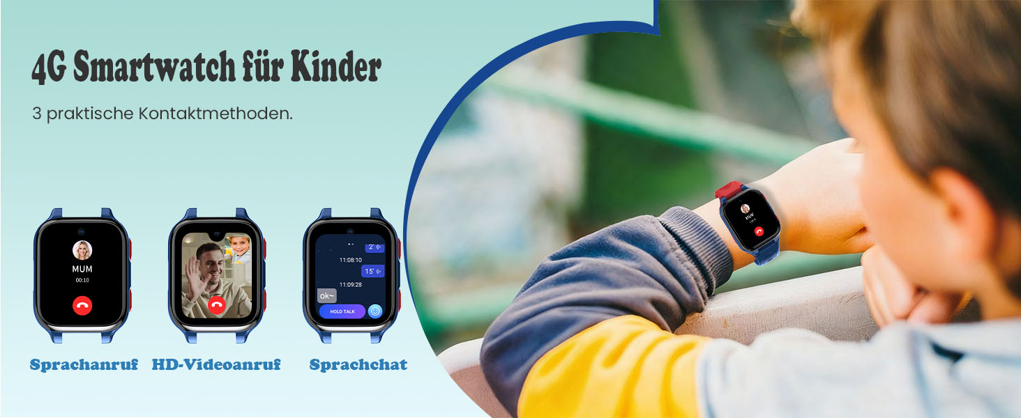 Дитячий розумний годинник LAGENIO K9 4G з GPS, AMOLED, 1.78