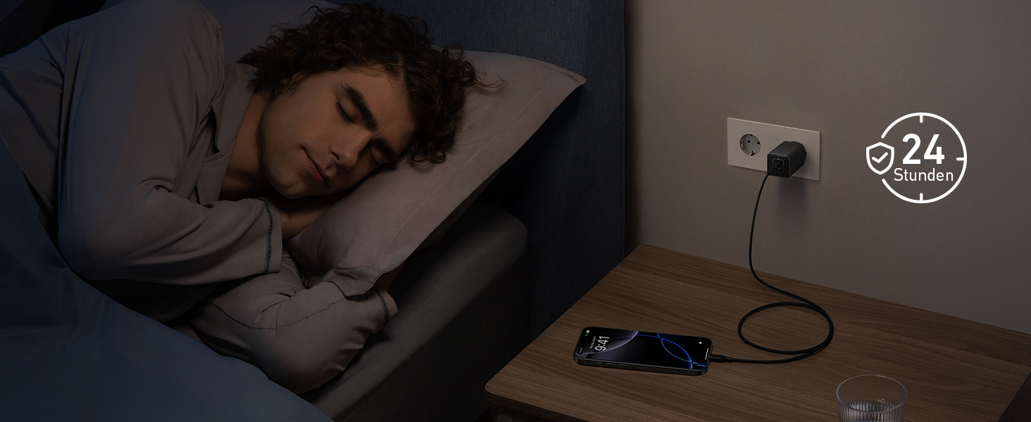 Зарядний пристрій Anker USB-C 47W (Nano 3) з 2 портами GaN, білий - для iPhone, Galaxy, Pixel, iPad