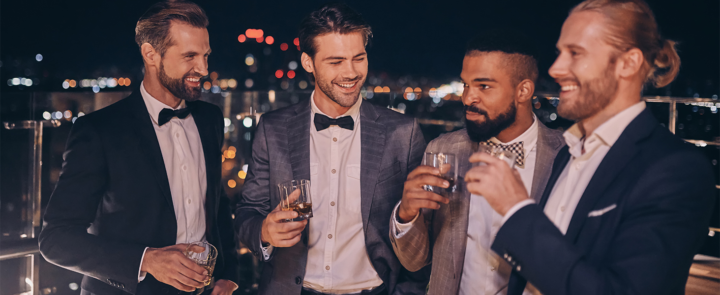 Набір віскі з 2 склянками та 6 камінцями для віскі, подарунок для чоловіків, камінці багаторазового використання, брендовий подарунок