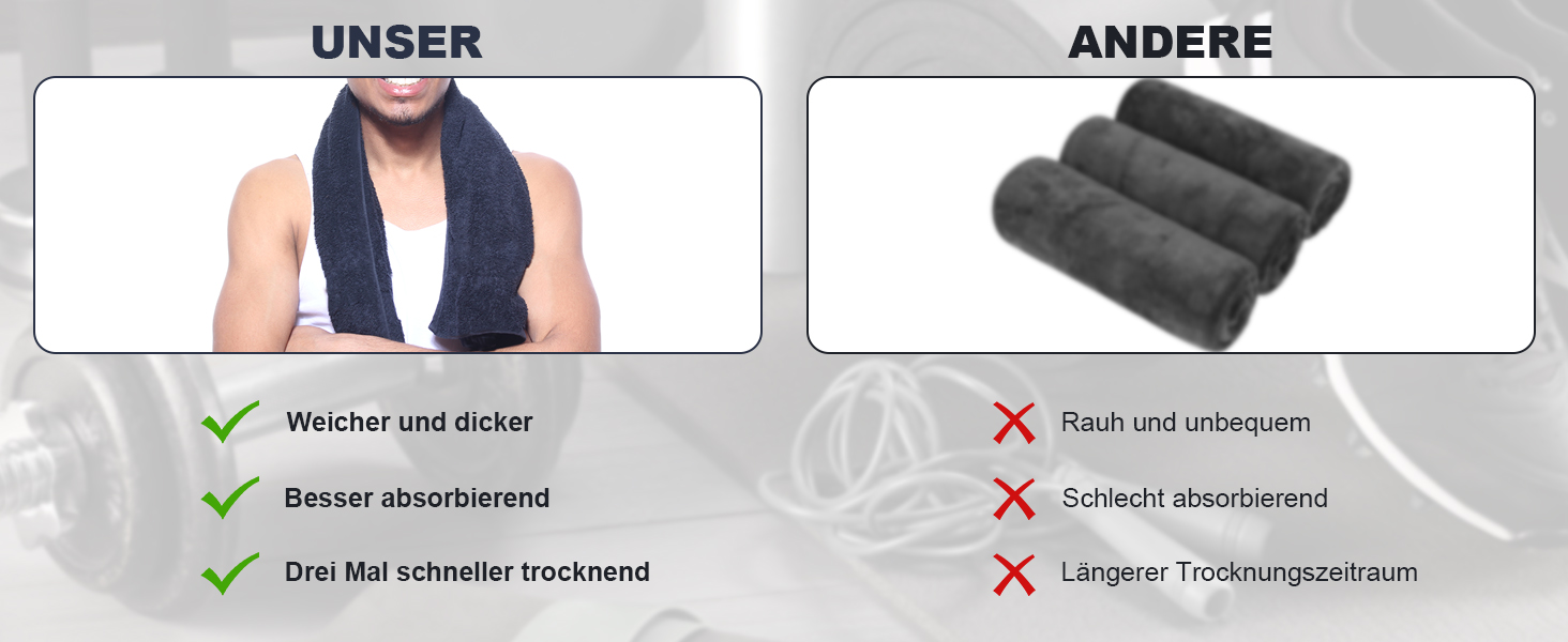 4 штуки спортивних рушників для фітнесу, 75 x 35 см, мікрофібра, швидковисихаючі, для тренажерного залу та подорожей