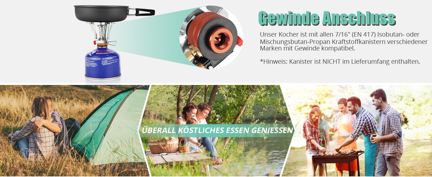 Набір посуду для кемпінгу Vinteam: 21 предмет, для 4 особи, туристичний посуд, казанок, міні-посуд