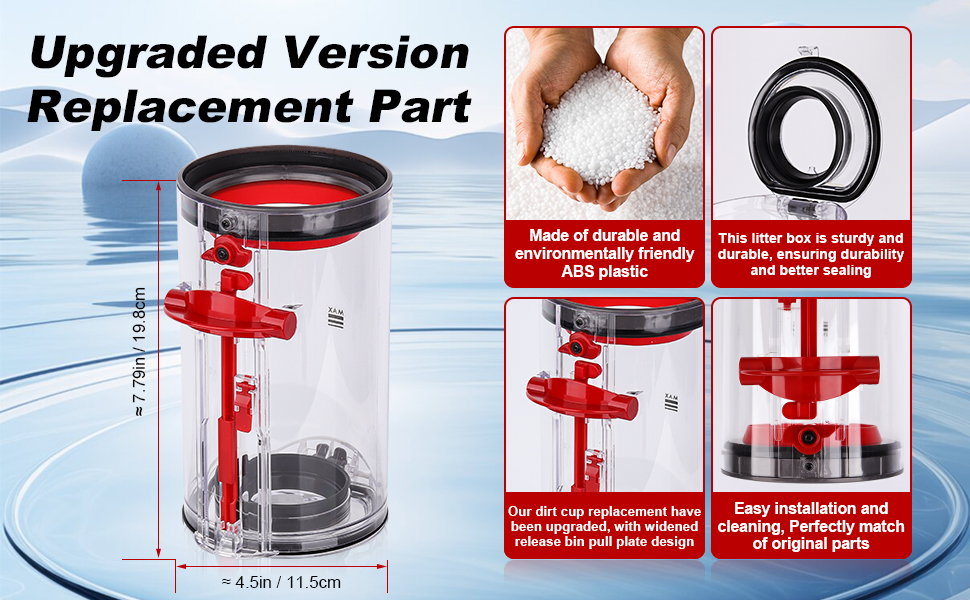 Замінний контейнер для пилу Dyson V10 SV12 Animal/Absolute (969509-01)