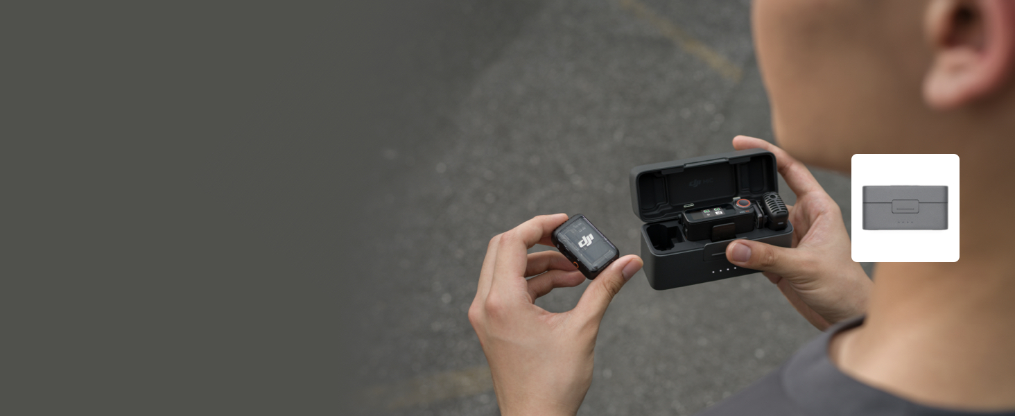 Беспроводной петличный микрофон DJI Mic 2 (Perlweiß) с Bluetooth, шумоподавлением, 48 кГц/32-bit Float, дальность 250 м для камеры, телефона, видеоблога