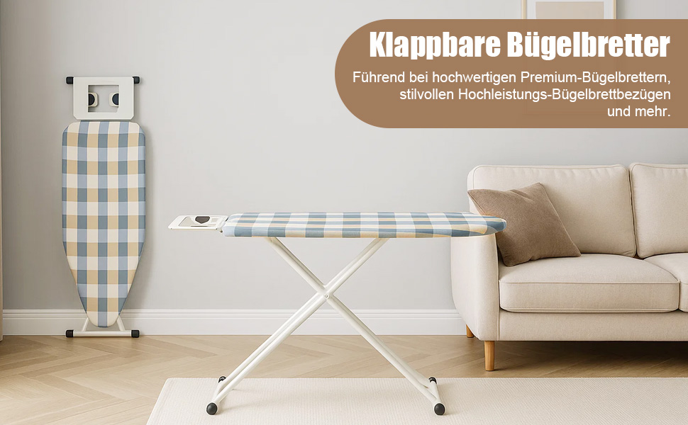 Відкидне прасувальне щитове поле AllRight 108.5/75 x 31 см, 7-рівневе регулювання висоти, з металевою сіткою, антиковзні ніжки, для парових прасок, зелений (жовто-зелений)