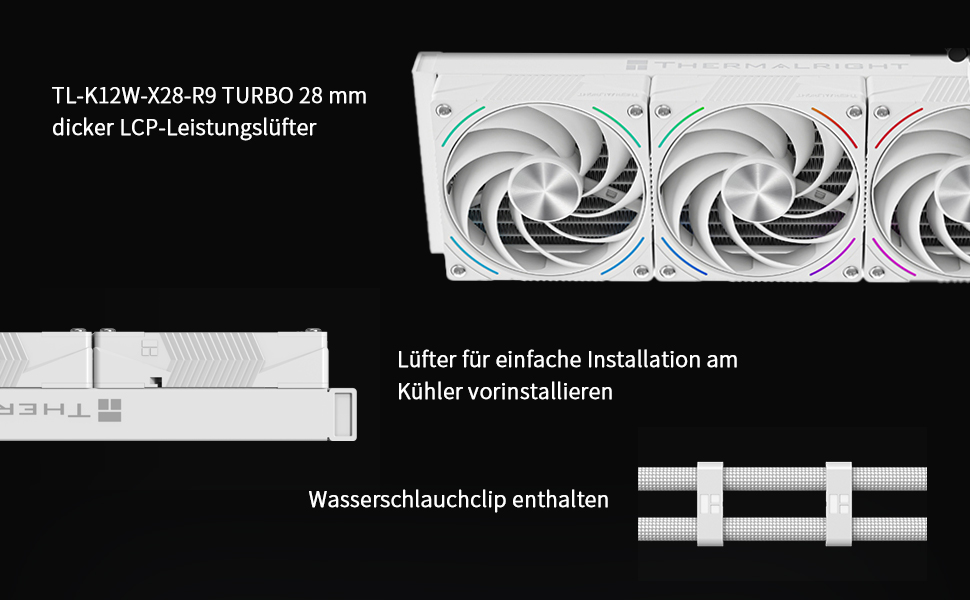Рідинне охолодження процесора Thermalright Wonder Vision 360 UB ARGB White, СРО з 6.67