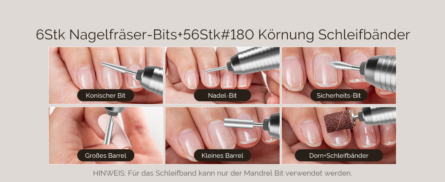 Електричний фрезер для нігтів MelodySusie 30000 об/хв: професійний набір для манікюру та педикюру з педалем, для гелю та акрилу, білий