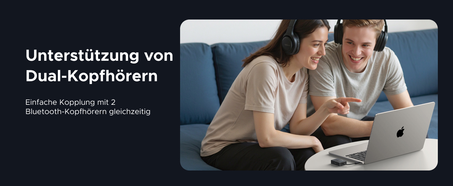 UGREEN Bluetooth адаптер-трансмітер 5.4 для літака та автомобіля, передавач аудіосигналу з роз'ємом 3.5 мм (Jack) для Airfly
