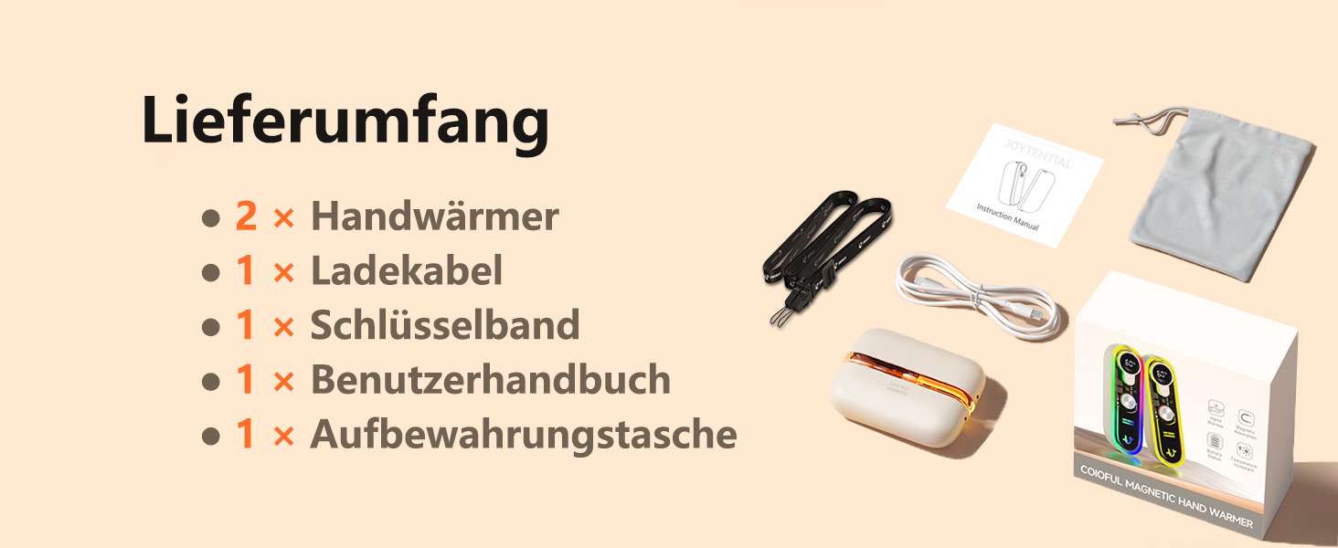 Електричний грілка для рук та кишень, 2-в-1, портативний, магнітний, 4 режими нагріву, USB, багаторазовий, для кемпінгу, зимових розваг, чорний