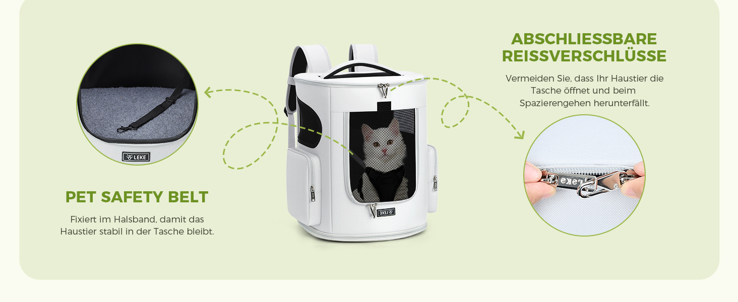 Розширюваний рюкзак для кота та собаки, переноска для тварин до 8 кг, сірий