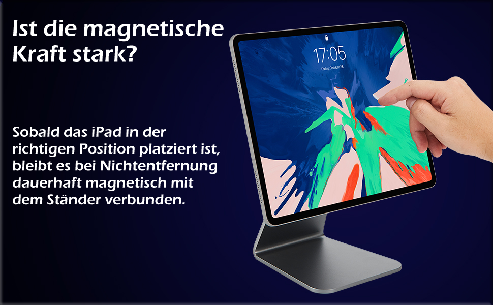 Магнітна підставка-холдер для Apple iPad Pro 12.9 (3-6 покоління) та iPad Air 13