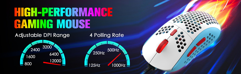 Ігрова комбінація клавіатури та миші MAGIC-REFINER: механічна клавіатура 62 клавіші, RGB-підсвічування, миша 12000 DPI, USB-C, для PC/Mac/Win